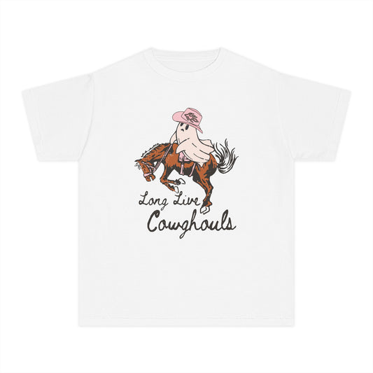 Youth Cowboy Tee, Fun Graphic Tee, Kids Western Shirt, Unique Gift for Young Riders, Birthday Apparel, Western-Themed Clothing