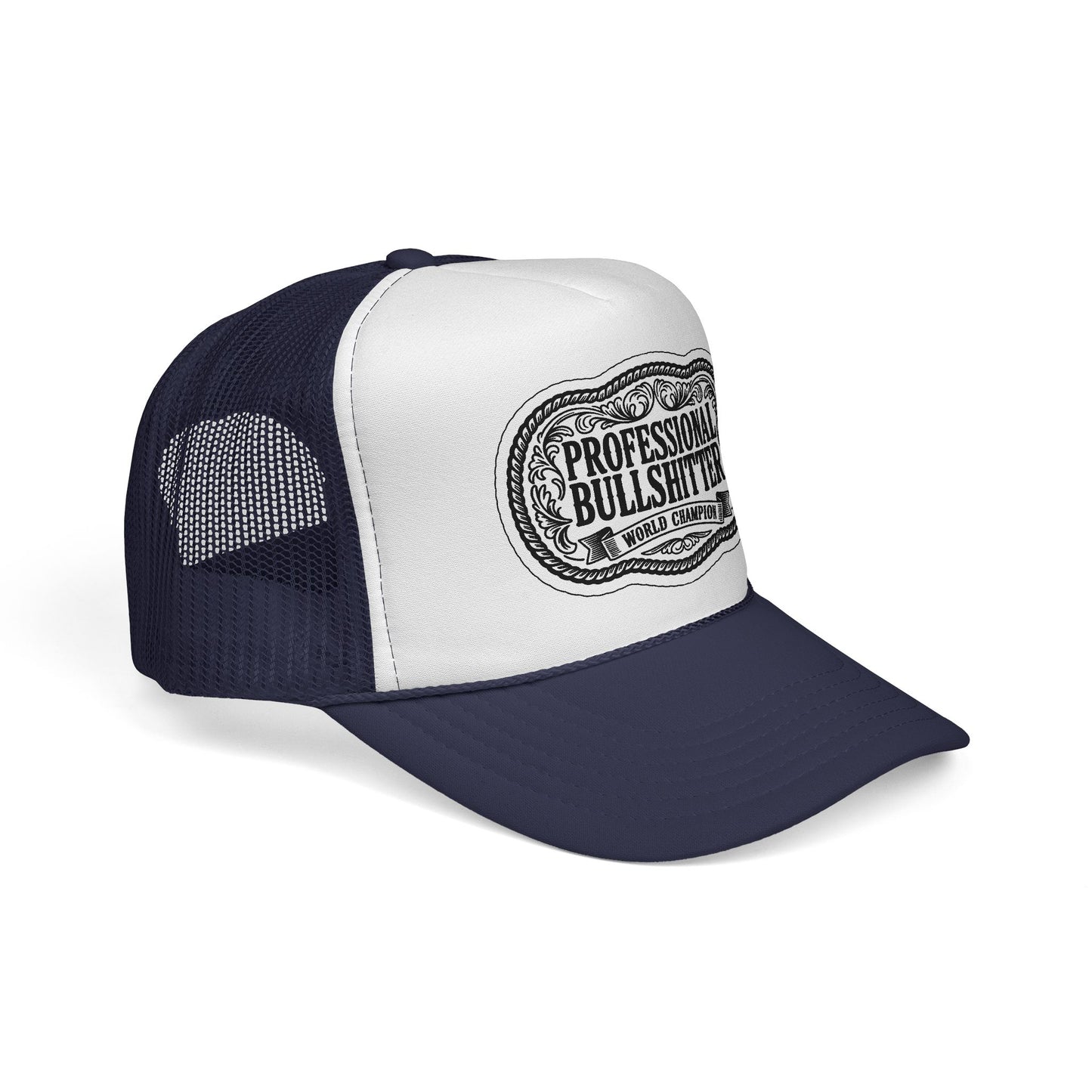 Professional Bullshitter Trucker Hat, Otto Trucker Cap, Funny Hats For Men, Adult Humor Gifts, Blue Collar Trucker Hats, Blue Collar Quote