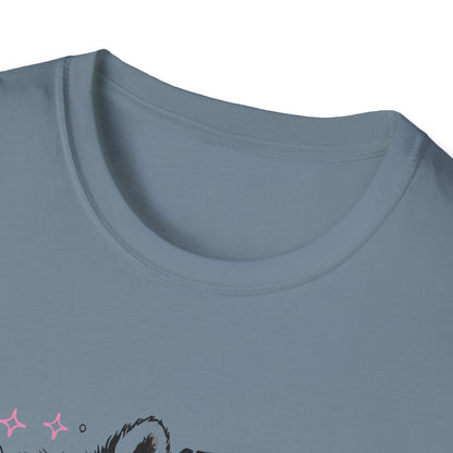 Funny Raccoon T-Shirt: 'Strawberry Jams' Graphic Tee, Humor Shirt, Unisex Casual Wear, Gift for Animal Lovers, Birthday Gift