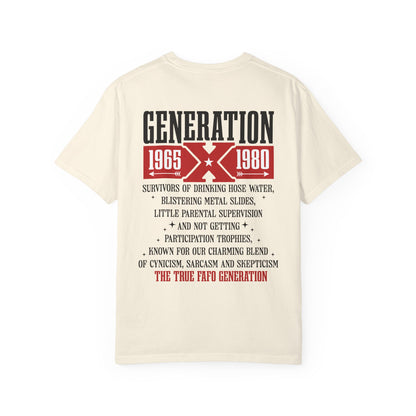 Generation X Adult Unisex Tee