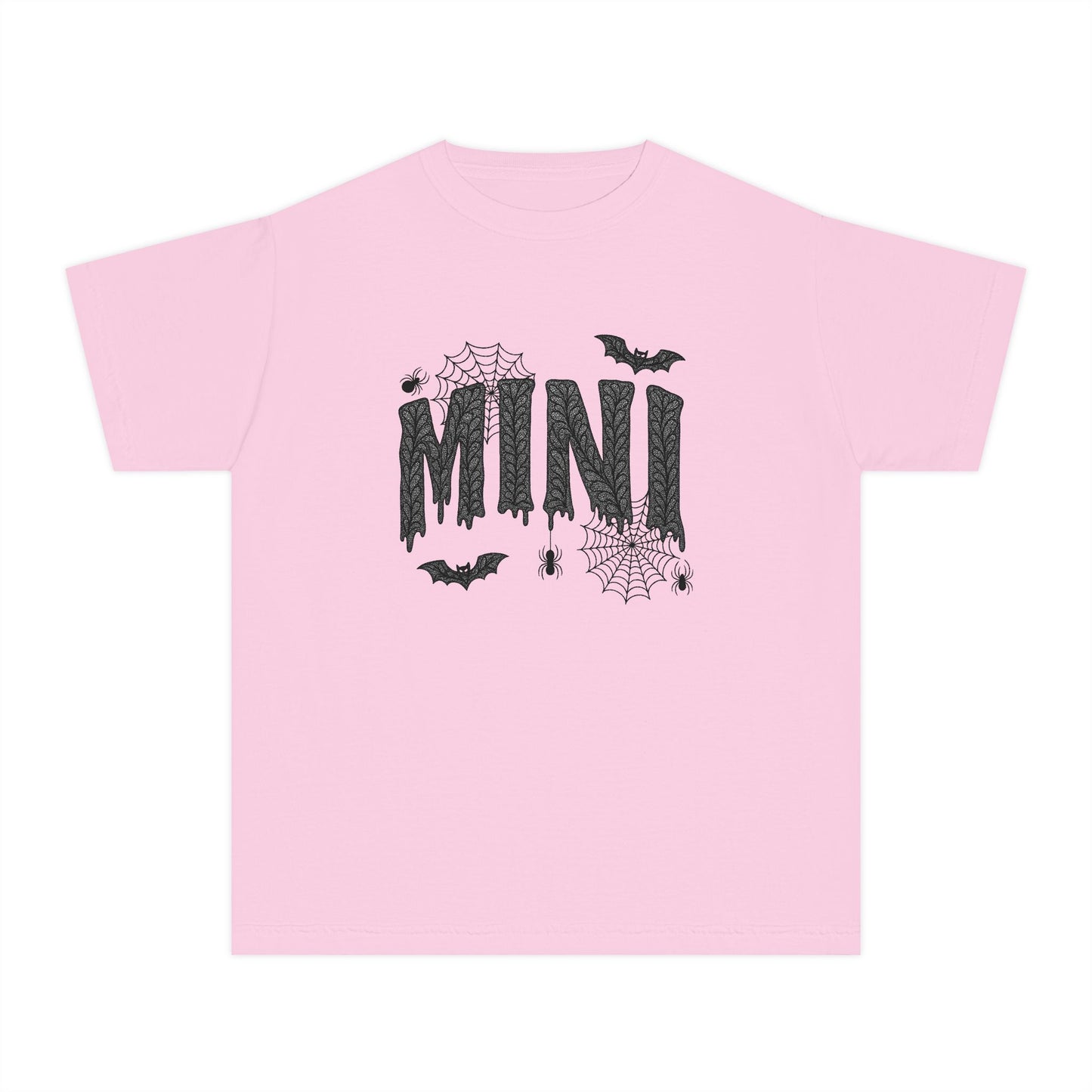 Mini Halloween Youth Tee, Spooky T-Shirt for Kids, Trick or Treat Shirt, Halloween Costume Tee, Casual Halloween Wear