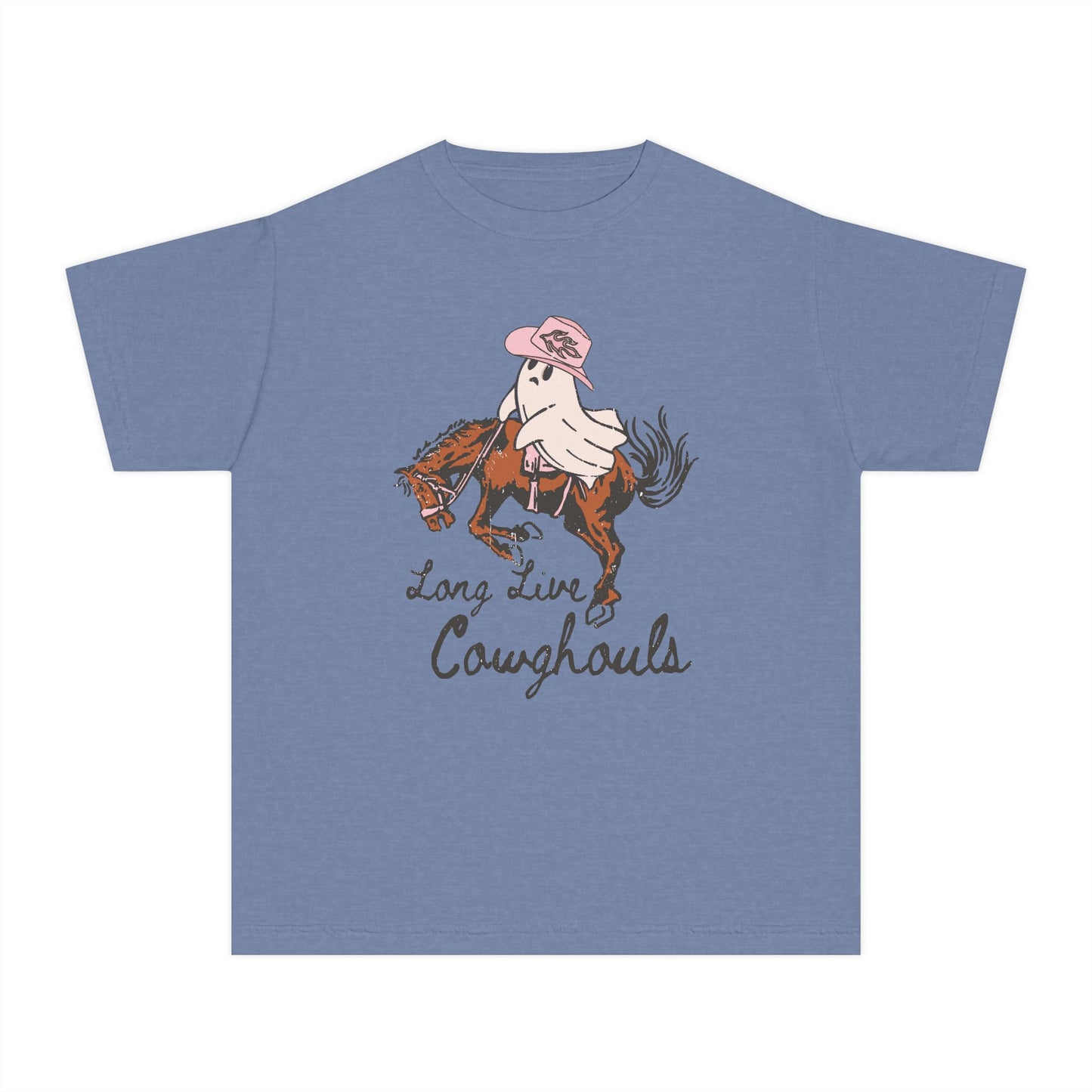 Youth Cowboy Tee, Fun Graphic Tee, Kids Western Shirt, Unique Gift for Young Riders, Birthday Apparel, Western-Themed Clothing