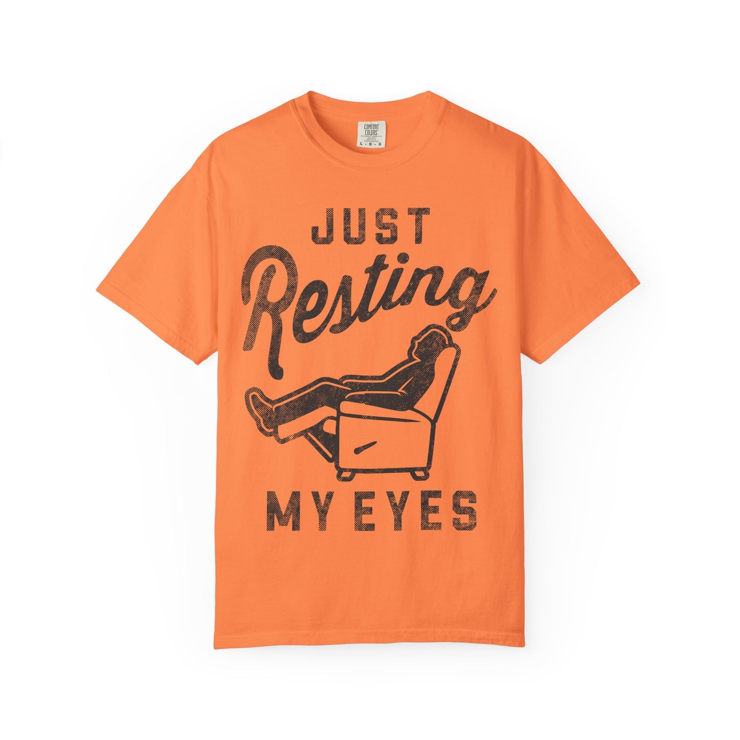Resting My Eyes T-Shirt - Relaxed Fit Unisex Garment-Dyed Tee for Casual Comfort, Gift for Naps, Home Relaxation, Birthday Parties, [...]