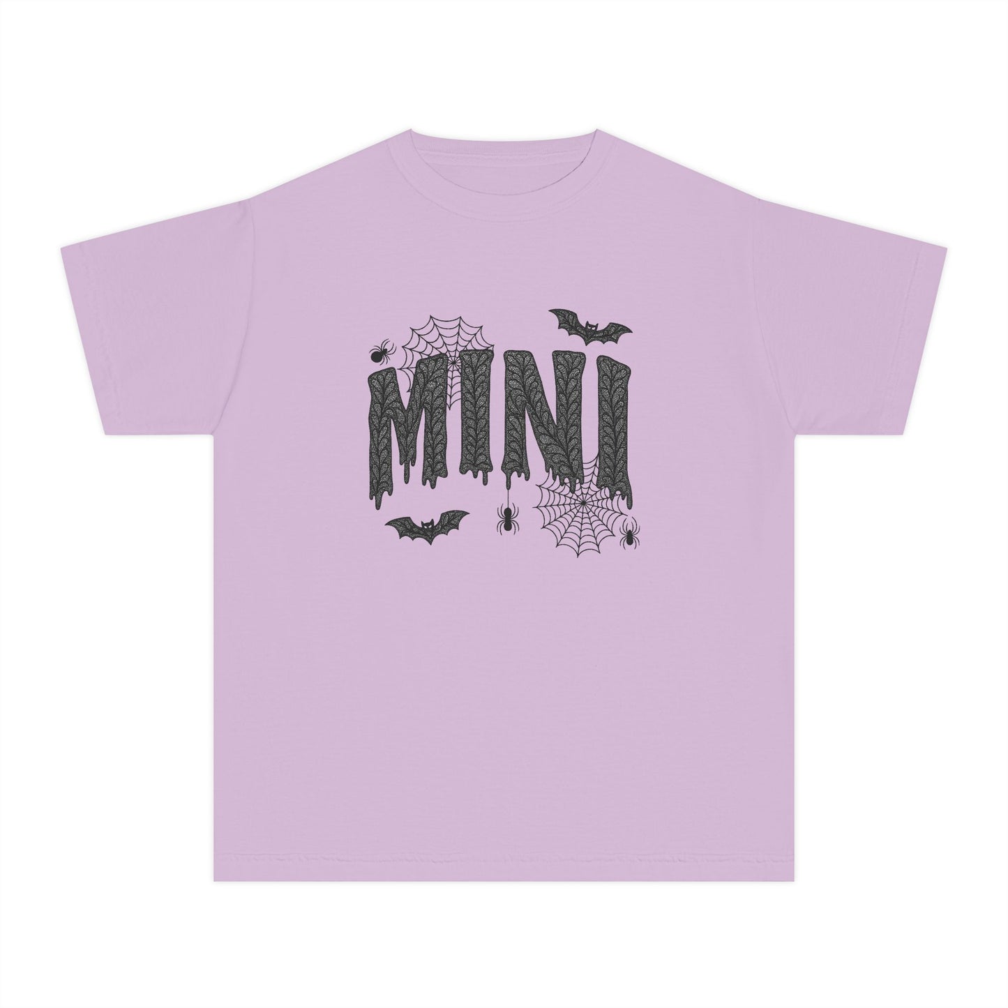 Mini Halloween Youth Tee, Spooky T-Shirt for Kids, Trick or Treat Shirt, Halloween Costume Tee, Casual Halloween Wear