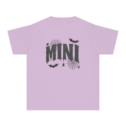 Mini Halloween Youth Tee, Spooky T-Shirt for Kids, Trick or Treat Shirt, Halloween Costume Tee, Casual Halloween Wear