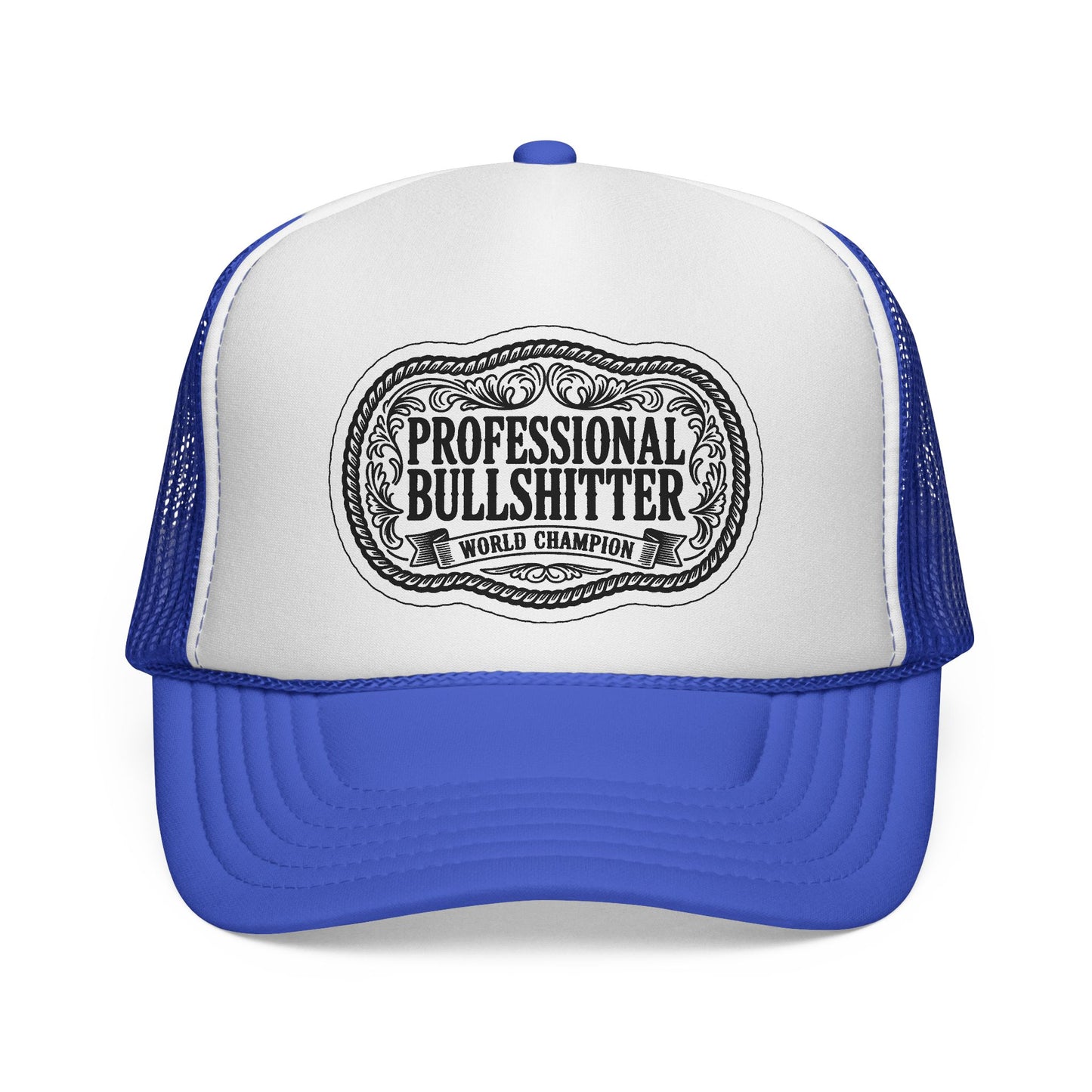 Professional Bullshitter Trucker Hat, Otto Trucker Cap, Funny Hats For Men, Adult Humor Gifts, Blue Collar Trucker Hats, Blue Collar Quote