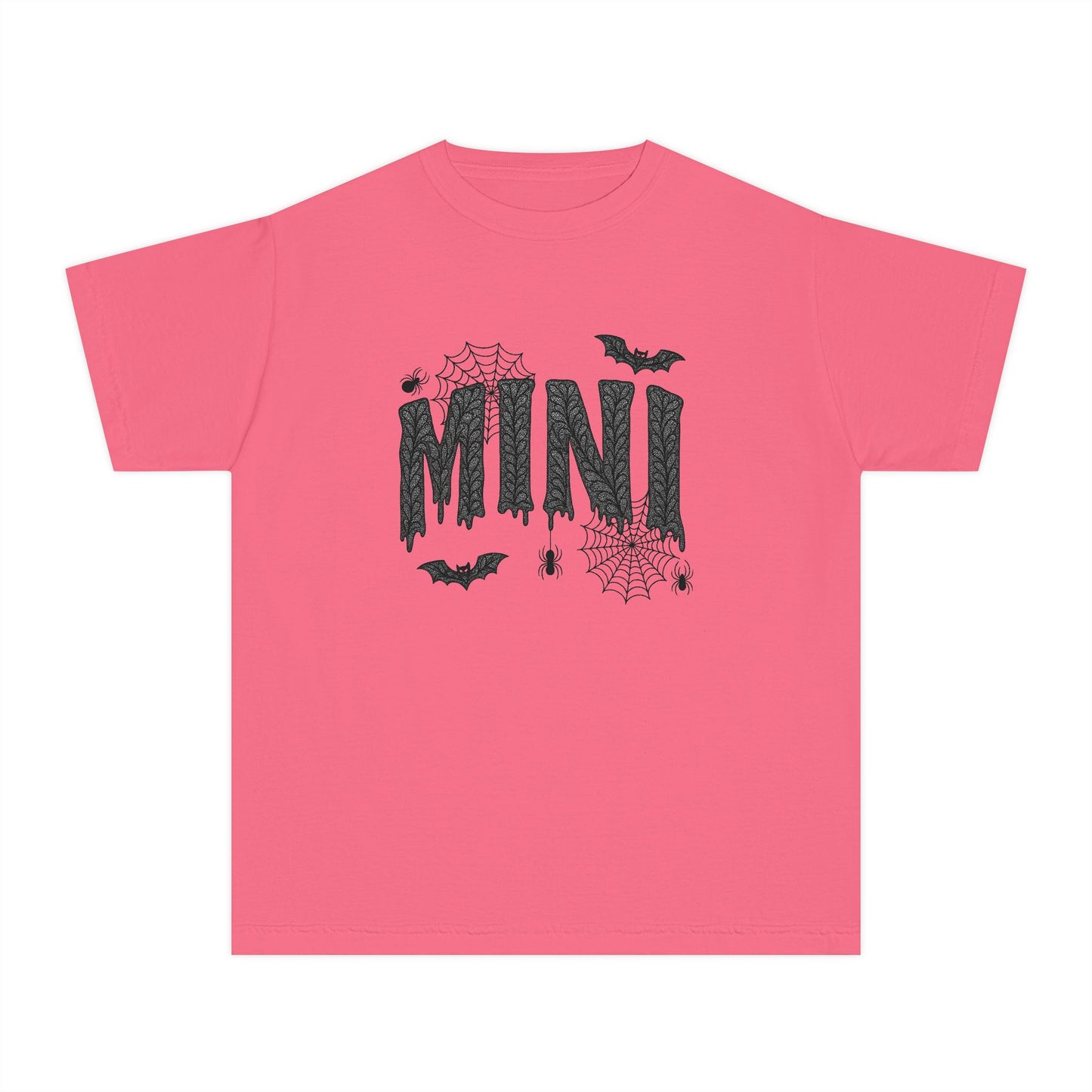 Mini Halloween Youth Tee, Spooky T-Shirt for Kids, Trick or Treat Shirt, Halloween Costume Tee, Casual Halloween Wear