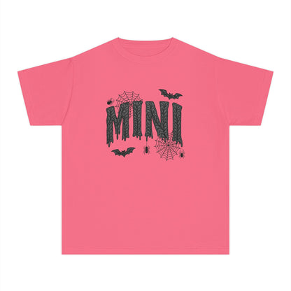 Mini Halloween Youth Tee, Spooky T-Shirt for Kids, Trick or Treat Shirt, Halloween Costume Tee, Casual Halloween Wear