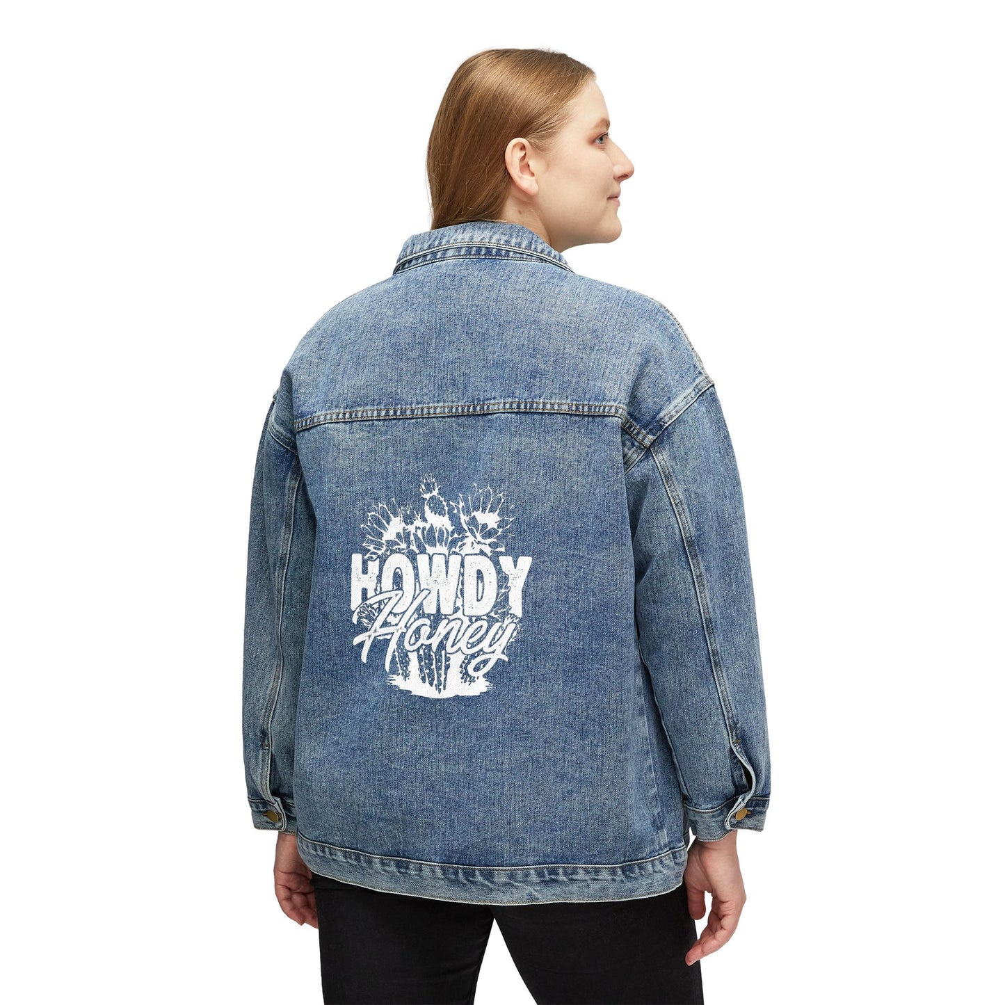 Howdy Honey Women's Denim Jacket, Trendy Jean Jacket, Casual Wear, Gift for Her, Spring Style