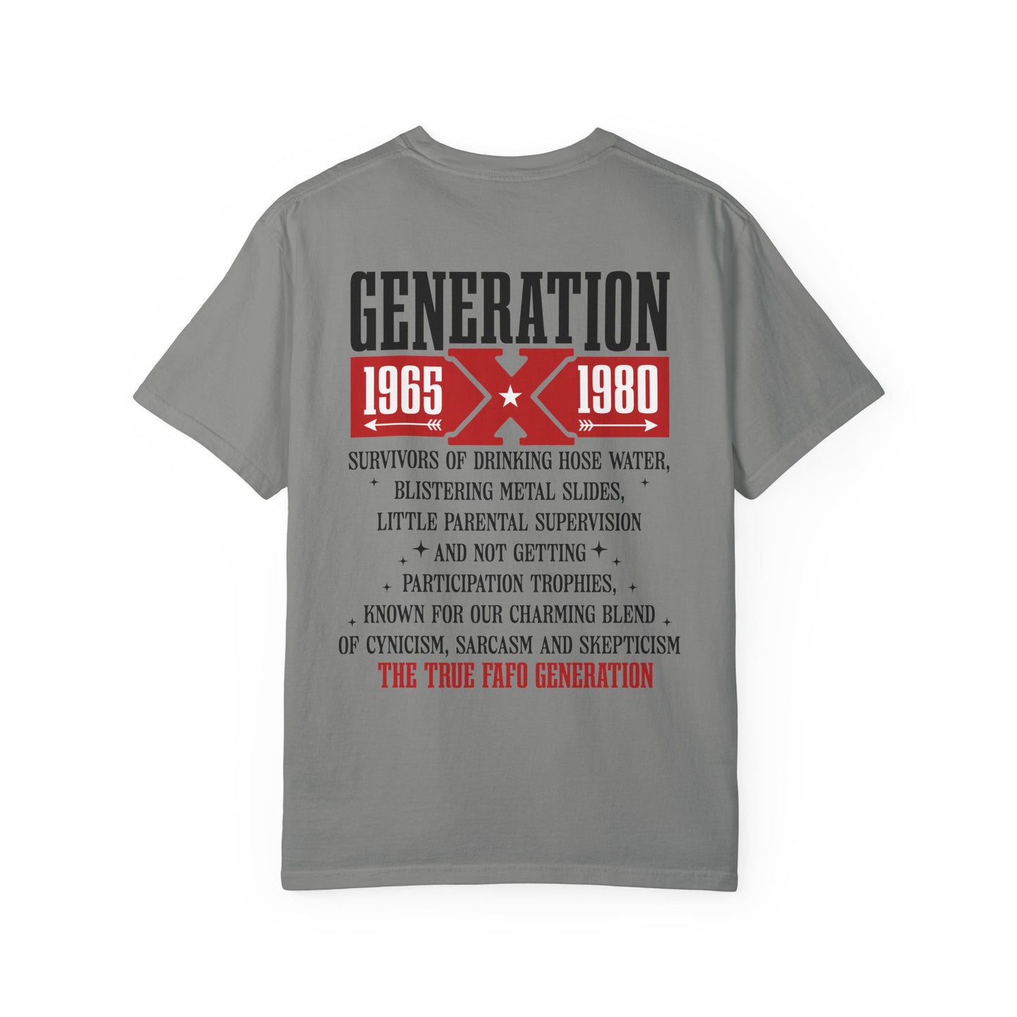 Generation X Adult Unisex Tee