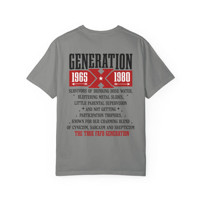 Generation X Adult Unisex Tee