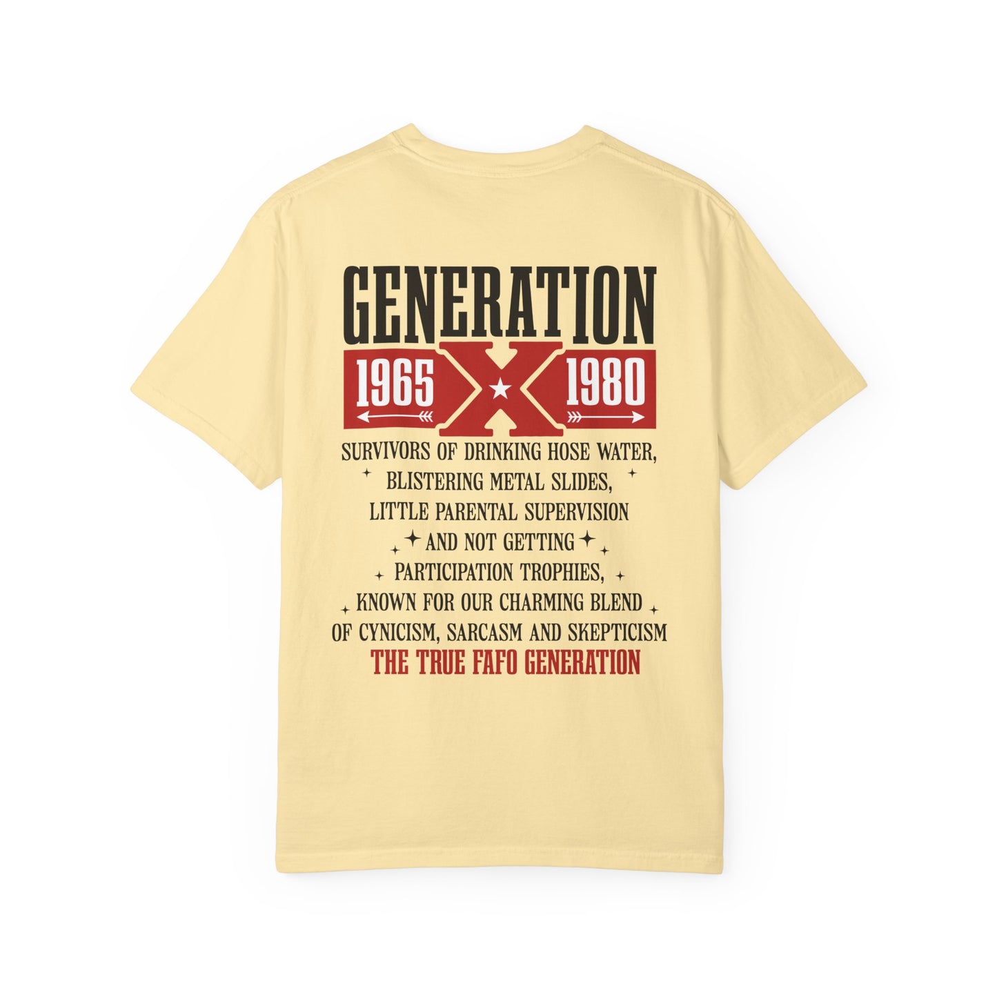Generation X Adult Unisex Tee