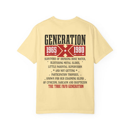 Generation X Adult Unisex Tee