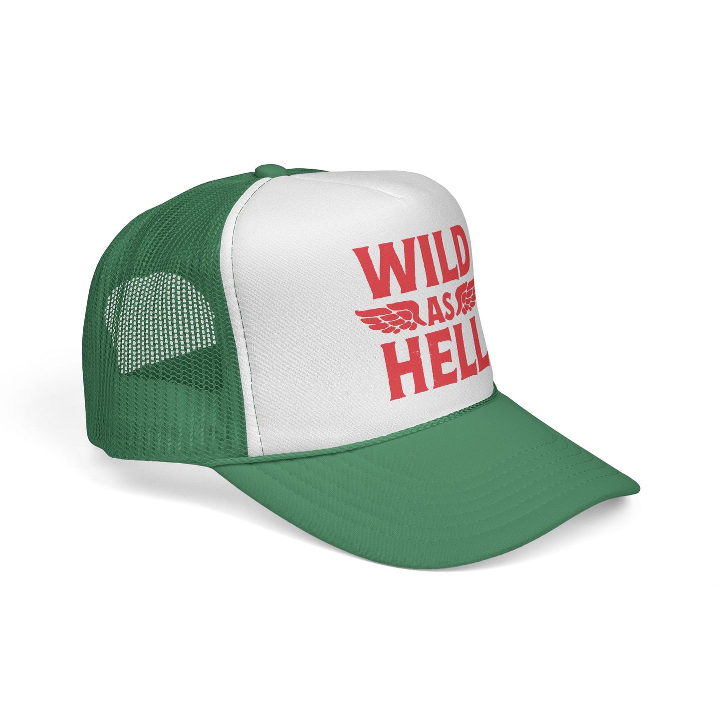 Wild as Hell Trucker Hat, Otto Trucker Cap, Country Girl Hats, Country Boy Hats, Country Saying Hats, Funny Trucker Hat, Bachelor Party Hat