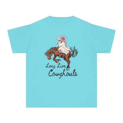 Youth Cowboy Tee, Fun Graphic Tee, Kids Western Shirt, Unique Gift for Young Riders, Birthday Apparel, Western-Themed Clothing