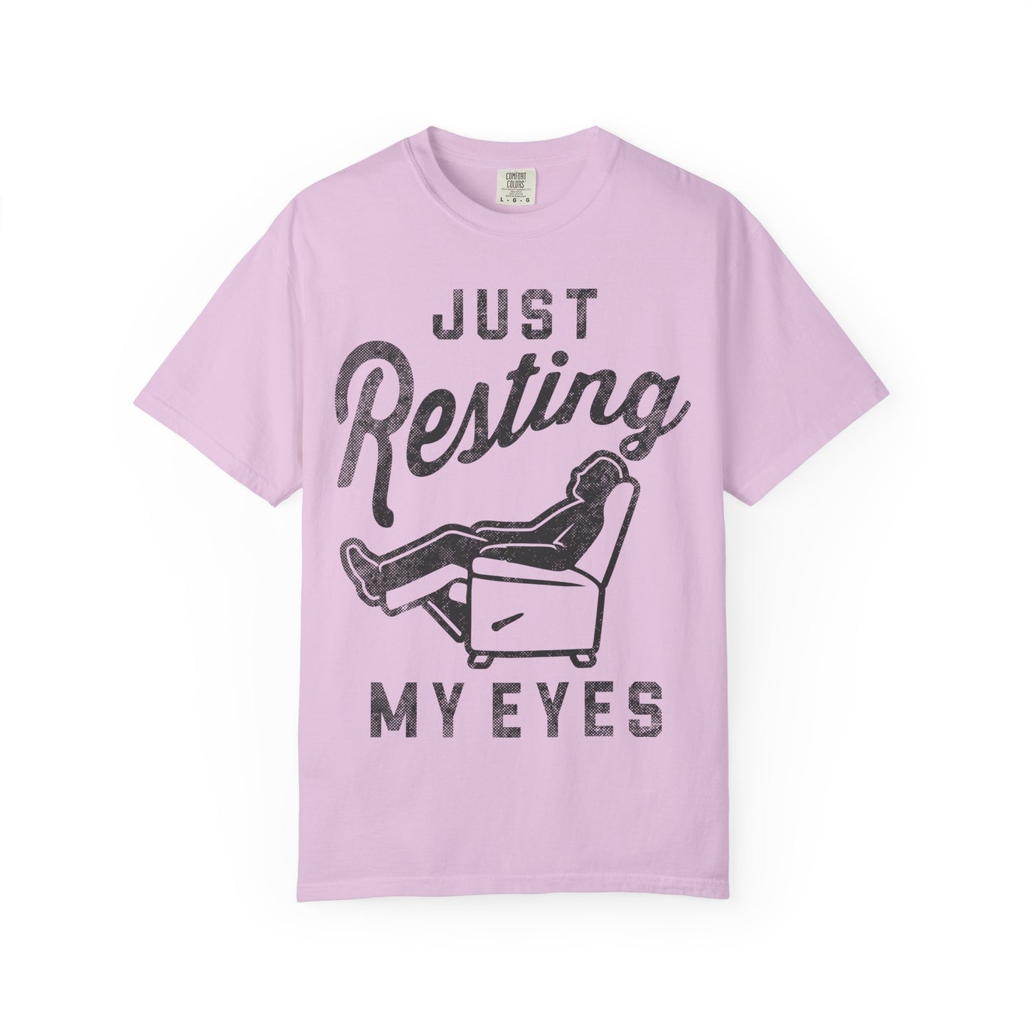 Resting My Eyes T-Shirt - Relaxed Fit Unisex Garment-Dyed Tee for Casual Comfort, Gift for Naps, Home Relaxation, Birthday Parties, [...]