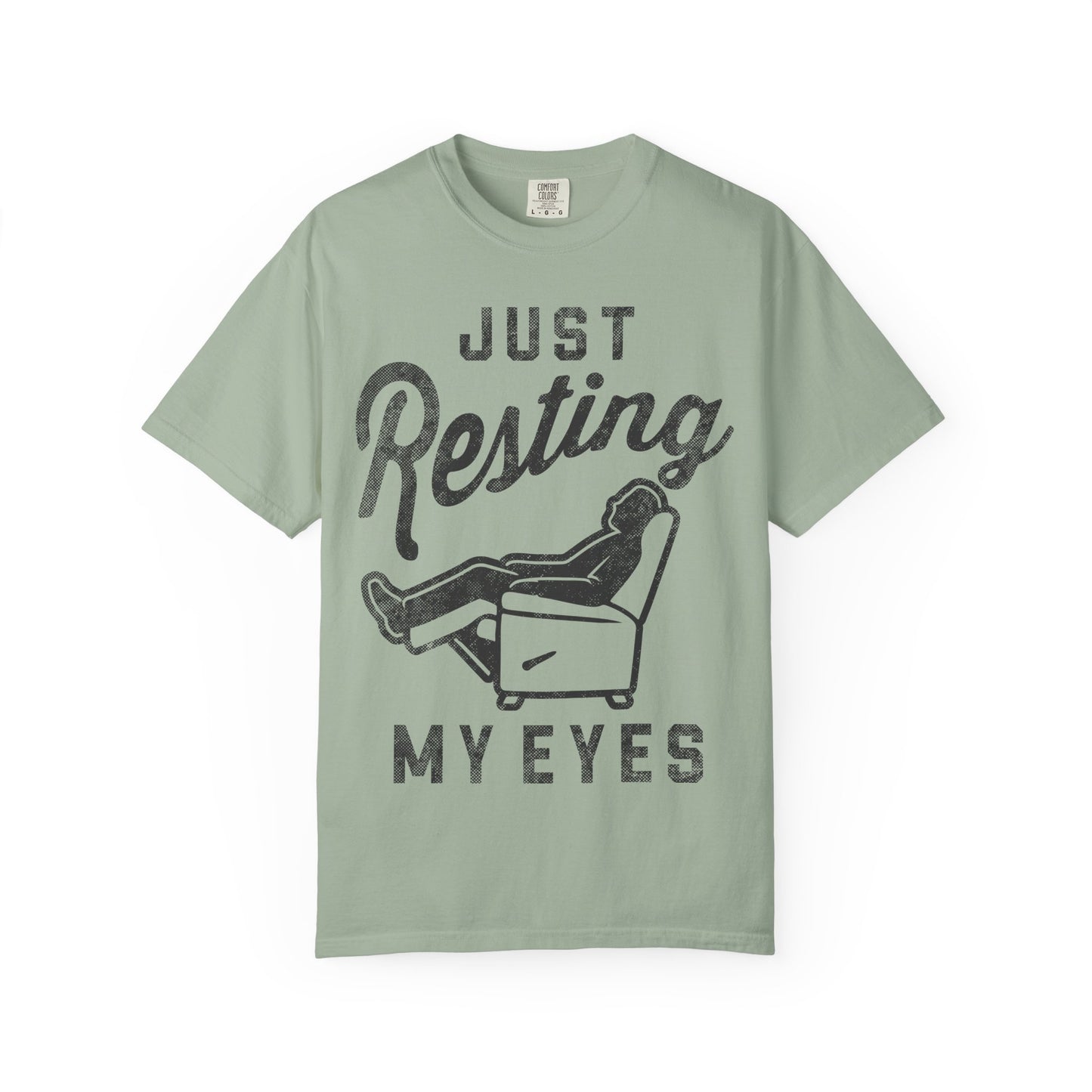 Resting My Eyes T-Shirt - Relaxed Fit Unisex Garment-Dyed Tee for Casual Comfort, Gift for Naps, Home Relaxation, Birthday Parties, [...]