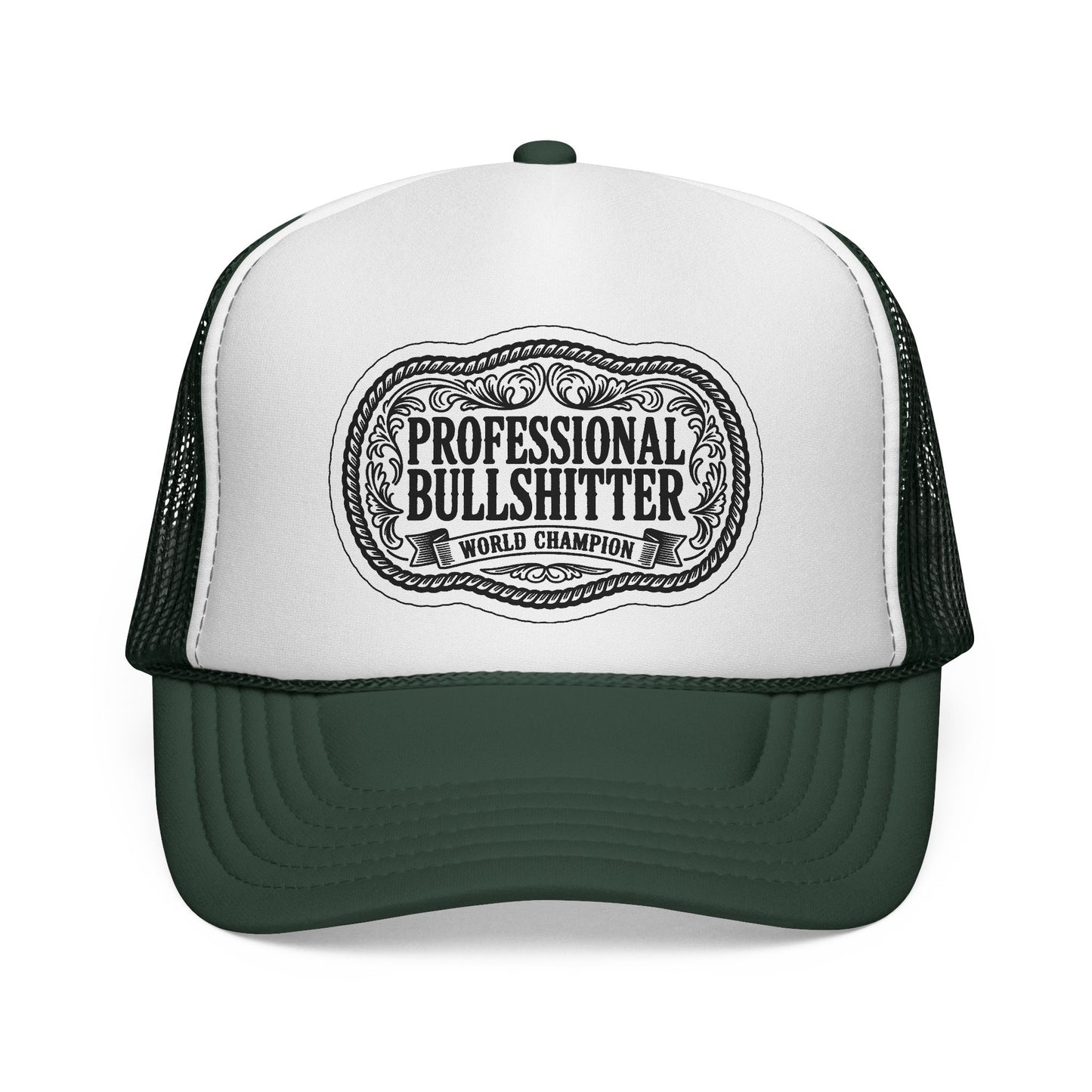 Professional Bullshitter Trucker Hat, Otto Trucker Cap, Funny Hats For Men, Adult Humor Gifts, Blue Collar Trucker Hats, Blue Collar Quote