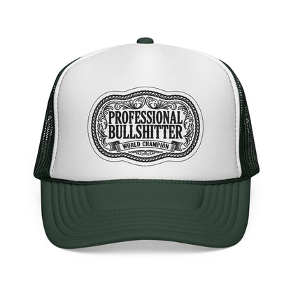 Professional Bullshitter Trucker Hat, Otto Trucker Cap, Funny Hats For Men, Adult Humor Gifts, Blue Collar Trucker Hats, Blue Collar Quote