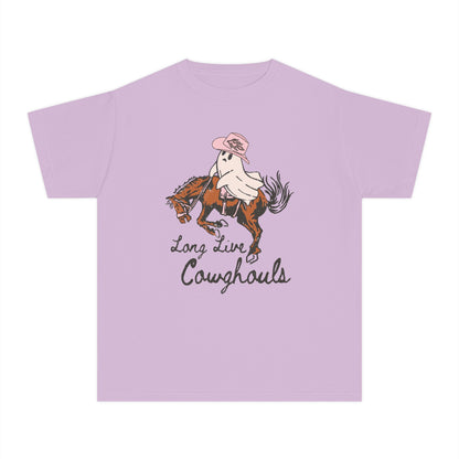 Youth Cowboy Tee, Fun Graphic Tee, Kids Western Shirt, Unique Gift for Young Riders, Birthday Apparel, Western-Themed Clothing