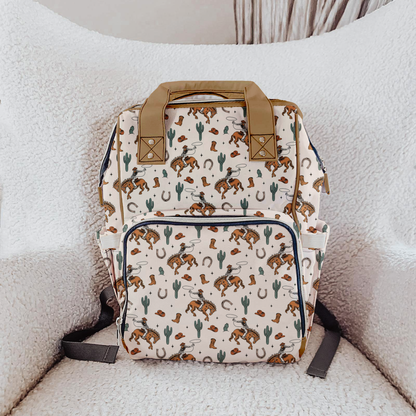 Cowboy Diaper Backpack – Stylish &amp; Functional Baby Bag
