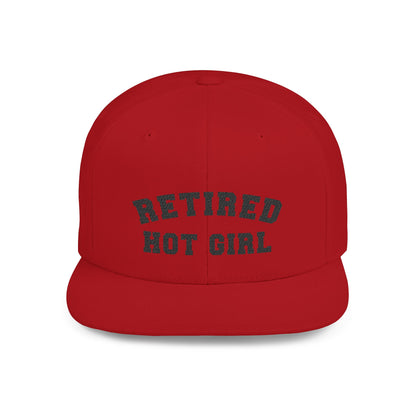 Retired Hot Girl Embroidered Cap | Funny Mom Life Hat in Multiple Colors