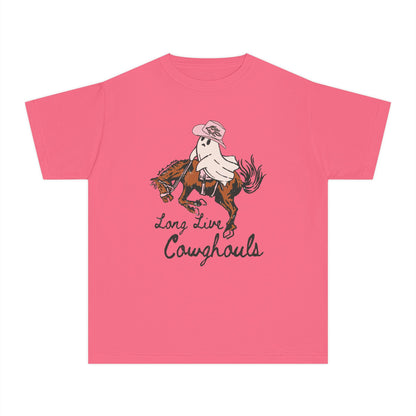 Youth Cowboy Tee, Fun Graphic Tee, Kids Western Shirt, Unique Gift for Young Riders, Birthday Apparel, Western-Themed Clothing