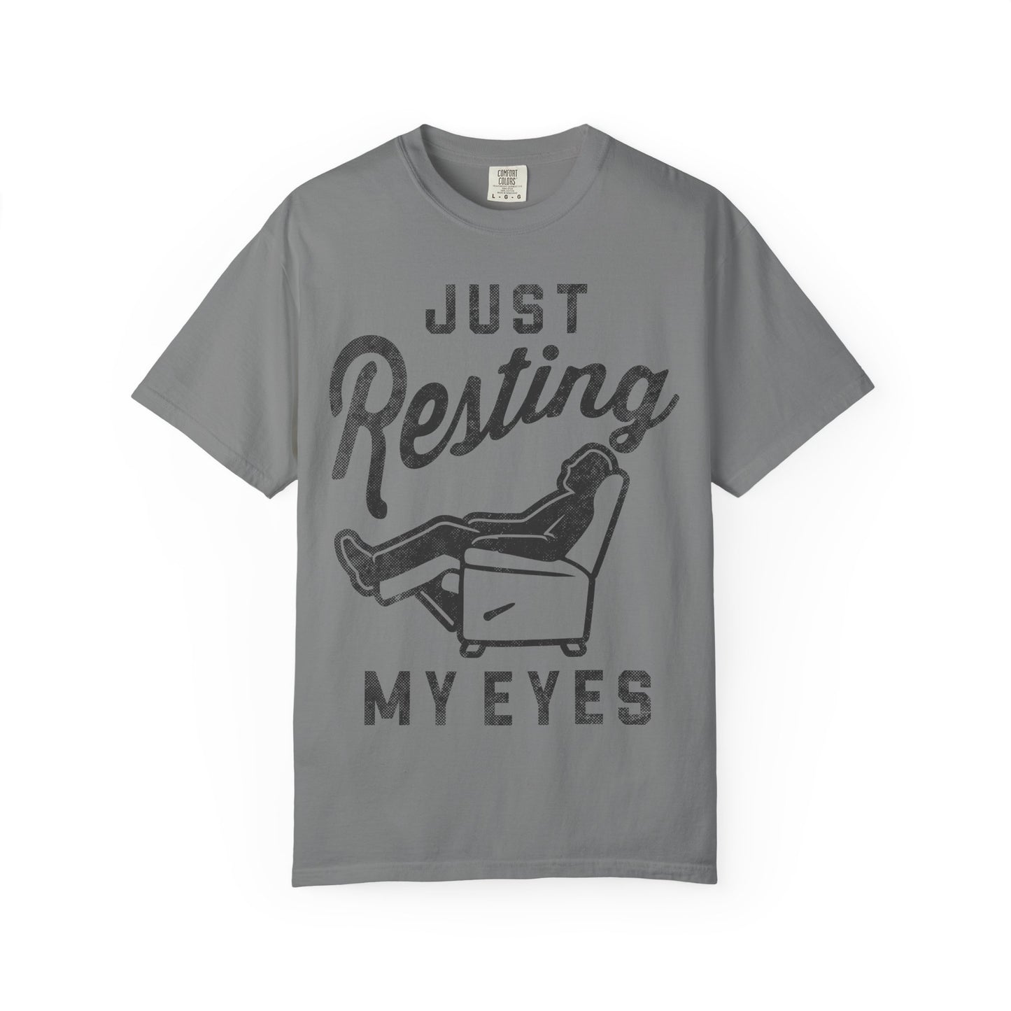 Resting My Eyes T-Shirt - Relaxed Fit Unisex Garment-Dyed Tee for Casual Comfort, Gift for Naps, Home Relaxation, Birthday Parties, [...]