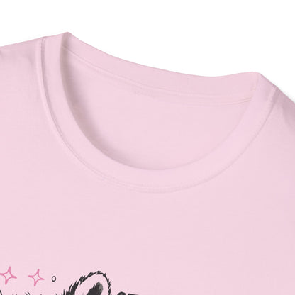 Funny Raccoon T-Shirt: 'Strawberry Jams' Graphic Tee, Humor Shirt, Unisex Casual Wear, Gift for Animal Lovers, Birthday Gift