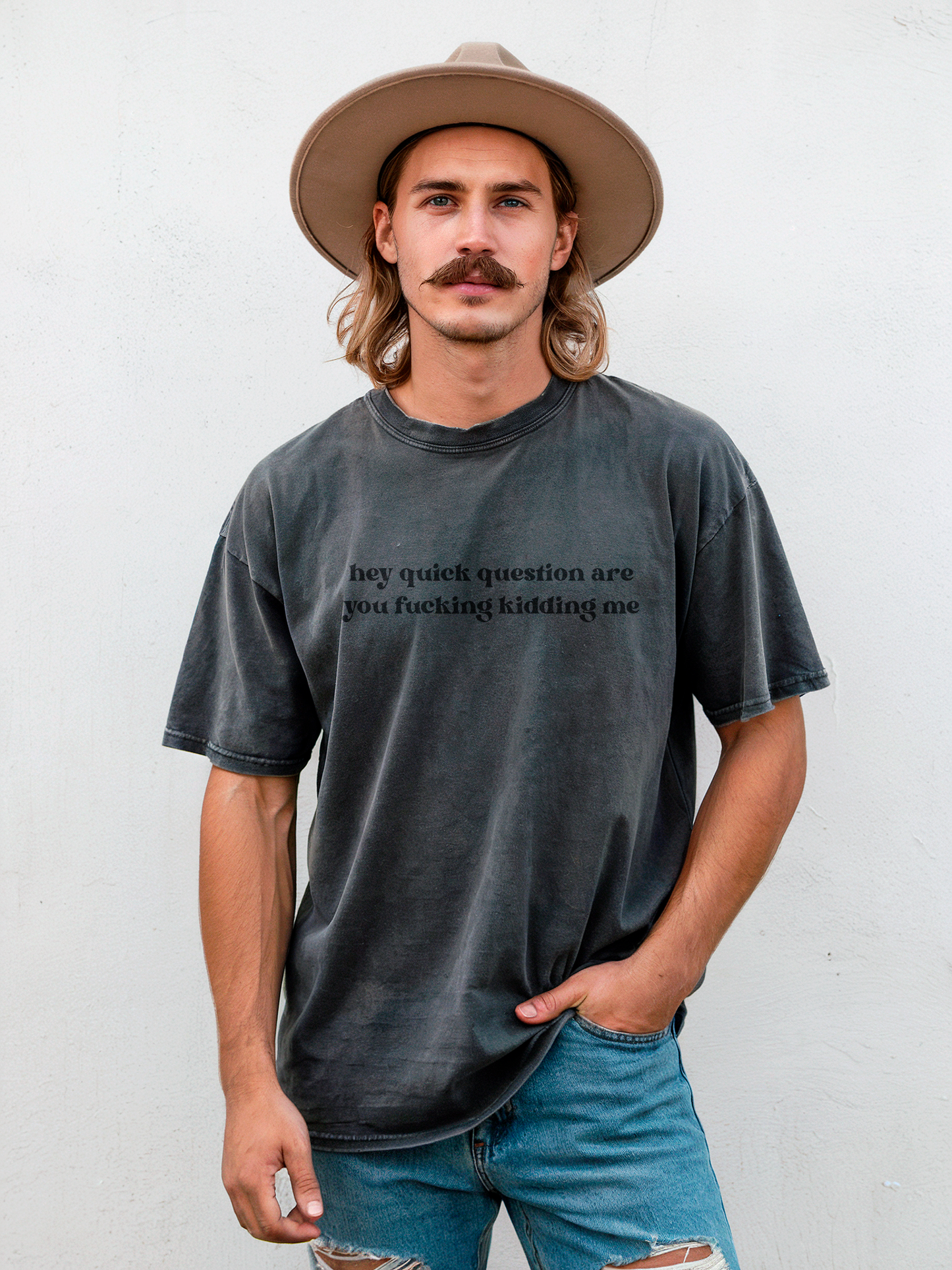 Hey Quick Question Comfort Colors® Tee – The Ultimate Mood