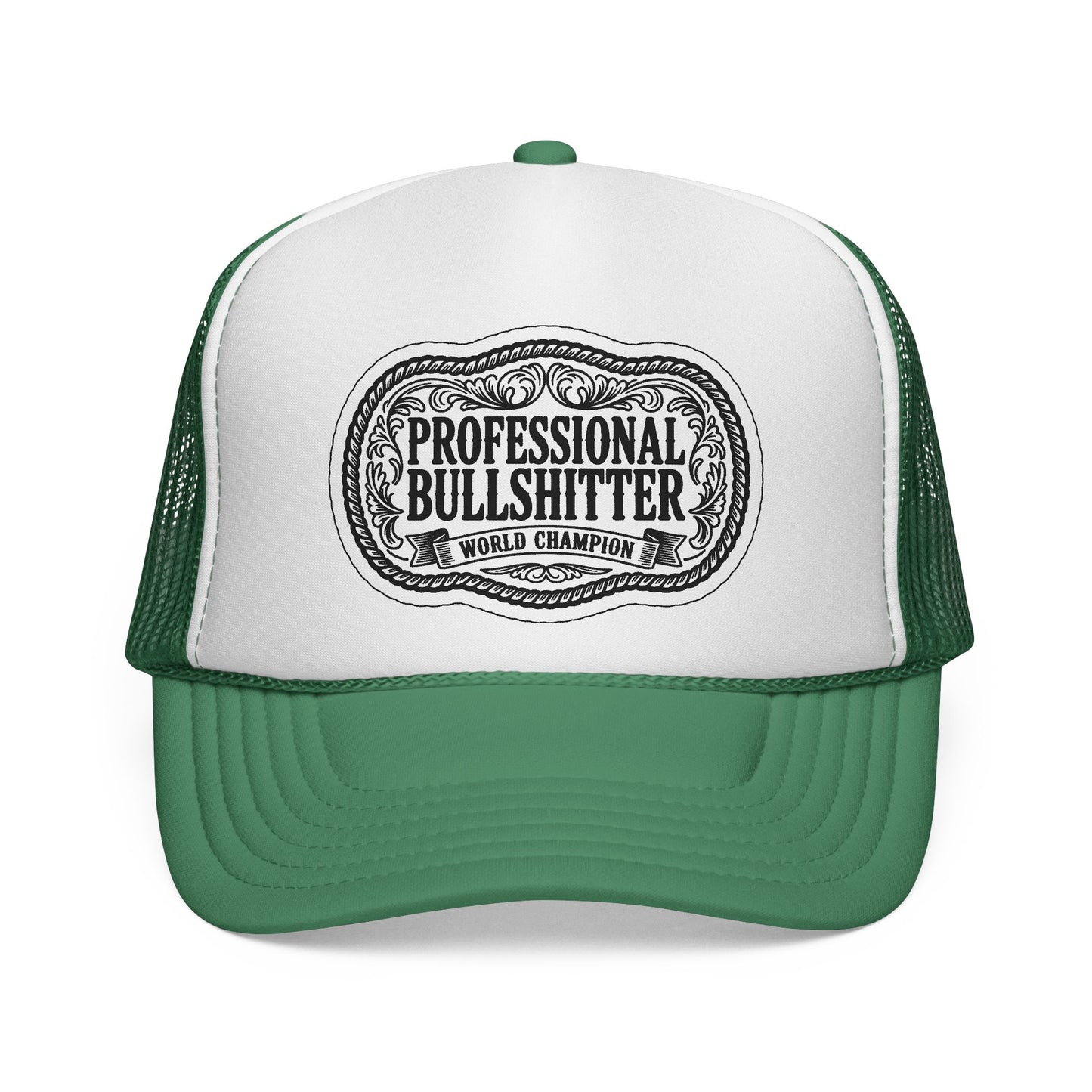 Professional Bullshitter Trucker Hat, Otto Trucker Cap, Funny Hats For Men, Adult Humor Gifts, Blue Collar Trucker Hats, Blue Collar Quote