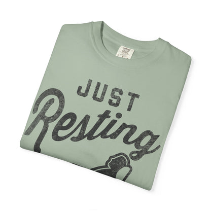 Resting My Eyes T-Shirt - Relaxed Fit Unisex Garment-Dyed Tee for Casual Comfort, Gift for Naps, Home Relaxation, Birthday Parties, [...]