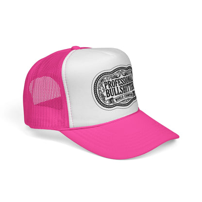 Professional Bullshitter Trucker Hat, Otto Trucker Cap, Funny Hats For Men, Adult Humor Gifts, Blue Collar Trucker Hats, Blue Collar Quote