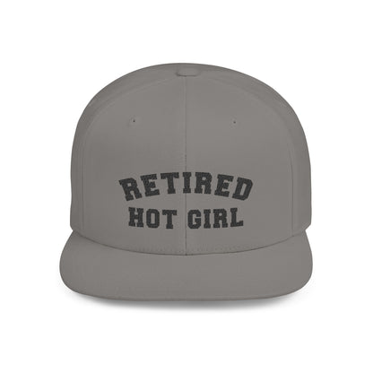 Retired Hot Girl Embroidered Cap | Funny Mom Life Hat in Multiple Colors