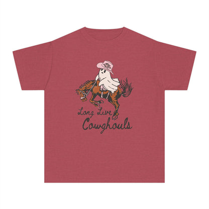 Youth Cowboy Tee, Fun Graphic Tee, Kids Western Shirt, Unique Gift for Young Riders, Birthday Apparel, Western-Themed Clothing
