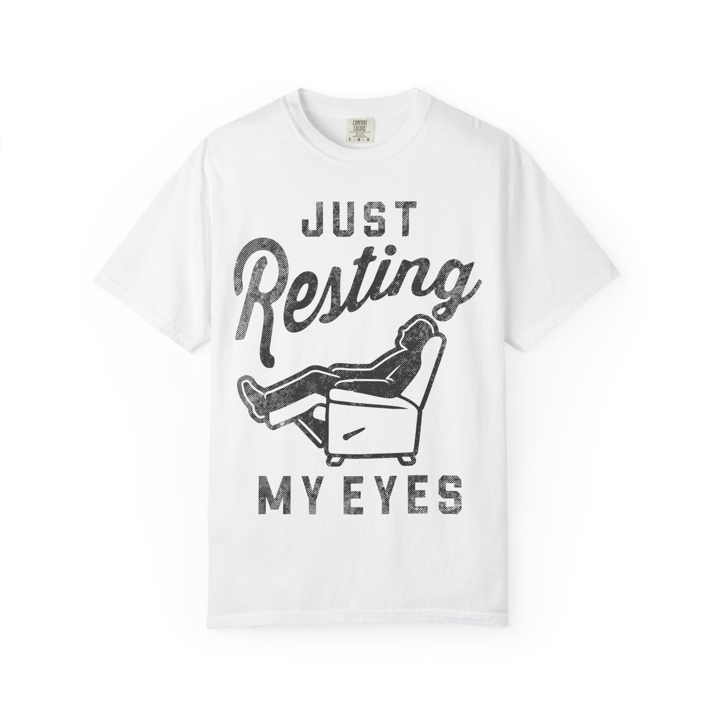 Resting My Eyes T-Shirt - Relaxed Fit Unisex Garment-Dyed Tee for Casual Comfort, Gift for Naps, Home Relaxation, Birthday Parties, [...]