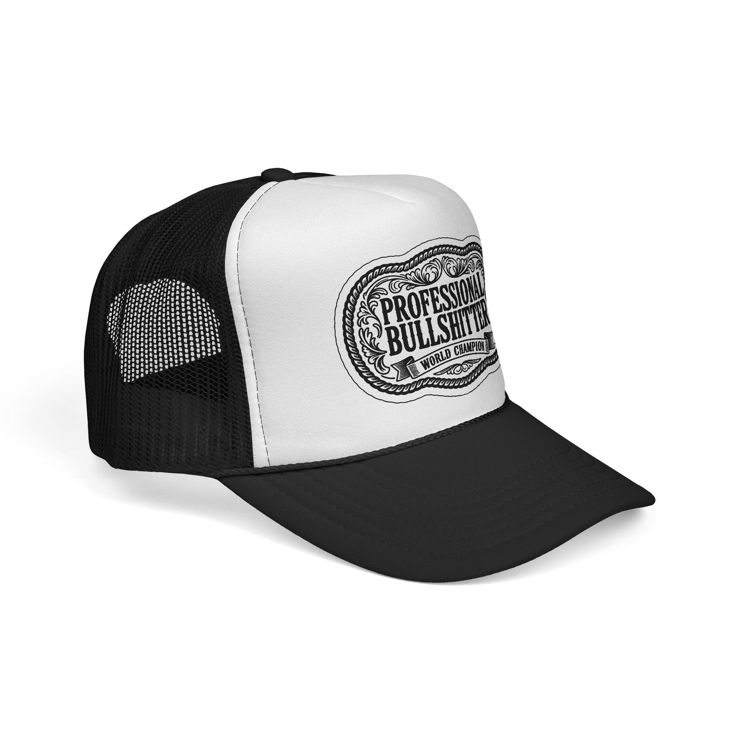 Professional Bullshitter Trucker Hat, Otto Trucker Cap, Funny Hats For Men, Adult Humor Gifts, Blue Collar Trucker Hats, Blue Collar Quote