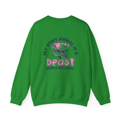 My Spirit Animal is a Beast Gildan® Crewneck Sweatshirt
