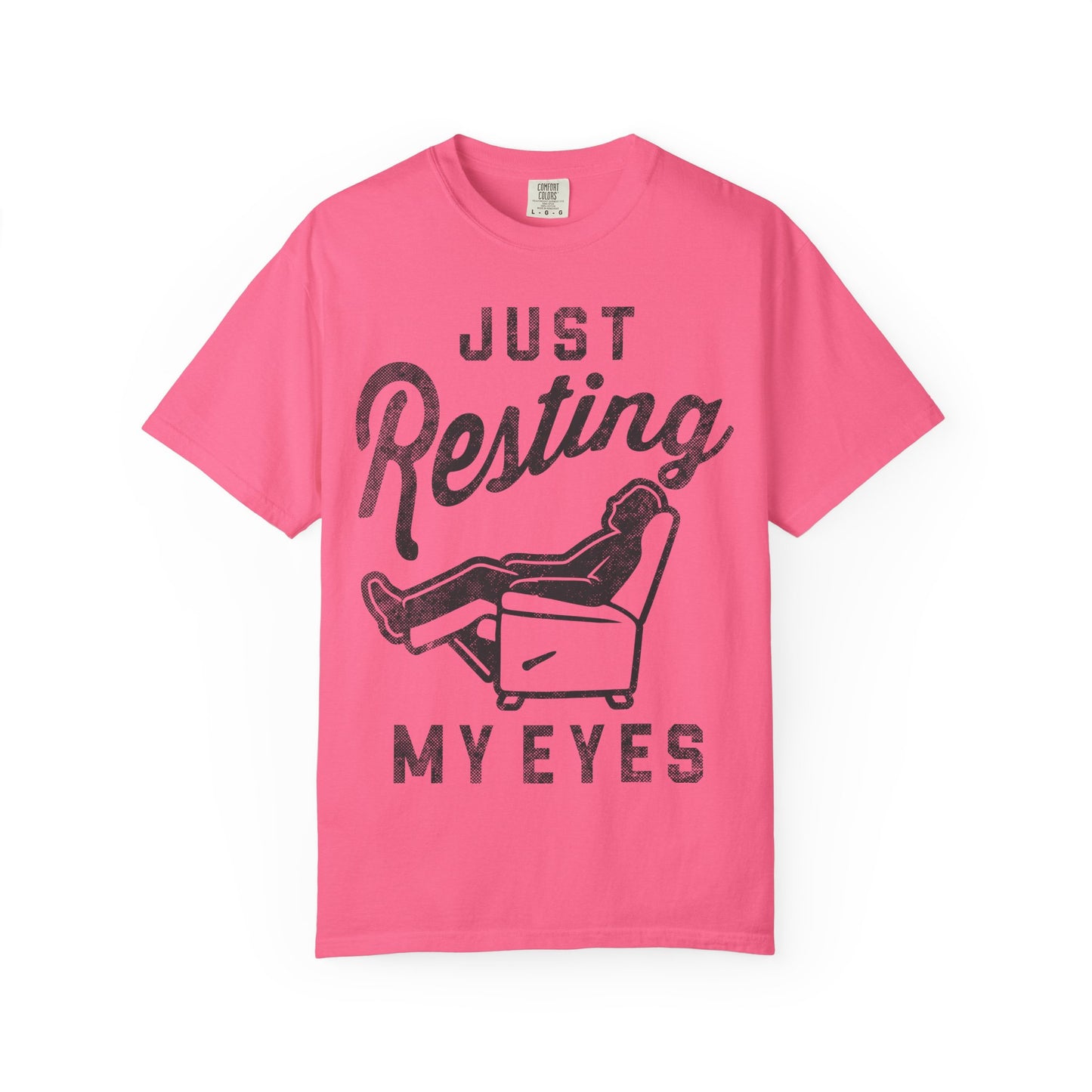 Resting My Eyes T-Shirt - Relaxed Fit Unisex Garment-Dyed Tee for Casual Comfort, Gift for Naps, Home Relaxation, Birthday Parties, [...]