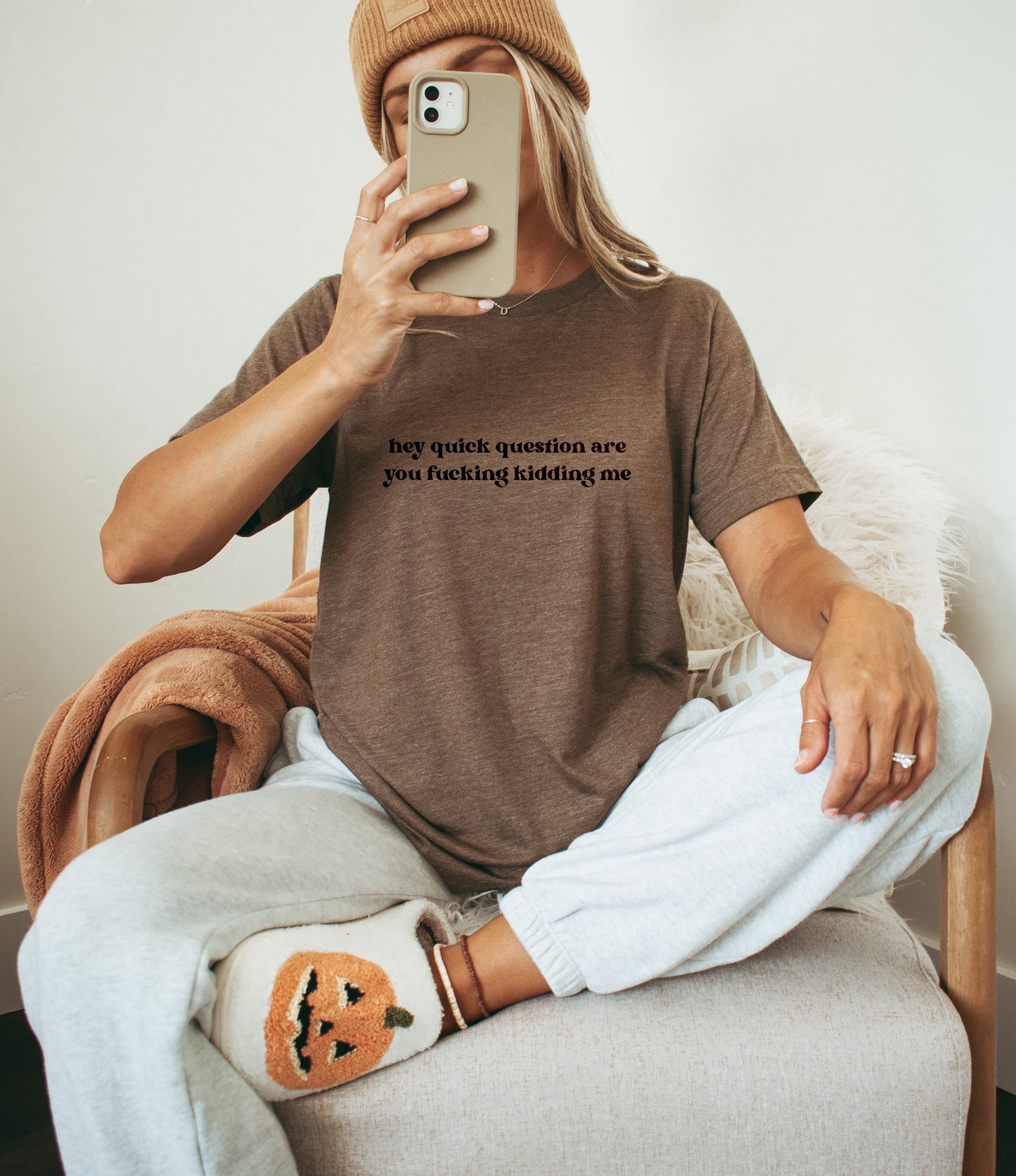 Hey Quick Question Comfort Colors® Tee – The Ultimate Mood