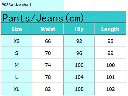 Water Washed High Waist Loose Straight Women Jeans