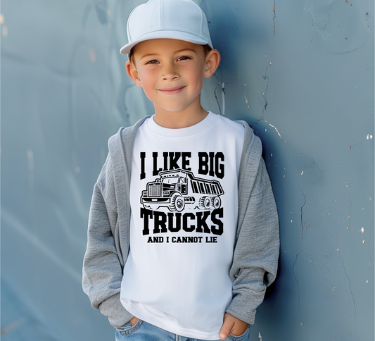 I Like Big Trucks Kids Comfort Colors® Tee