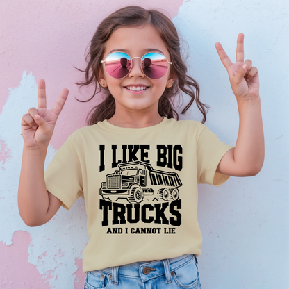 I Like Big Trucks Kids Comfort Colors® Tee
