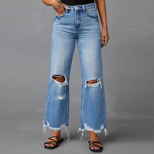 High Waist Women's Flare Jeans