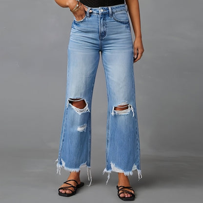 High Waist Women's Flare Jeans